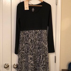 Prana L Black Lagoon Kaley Dress